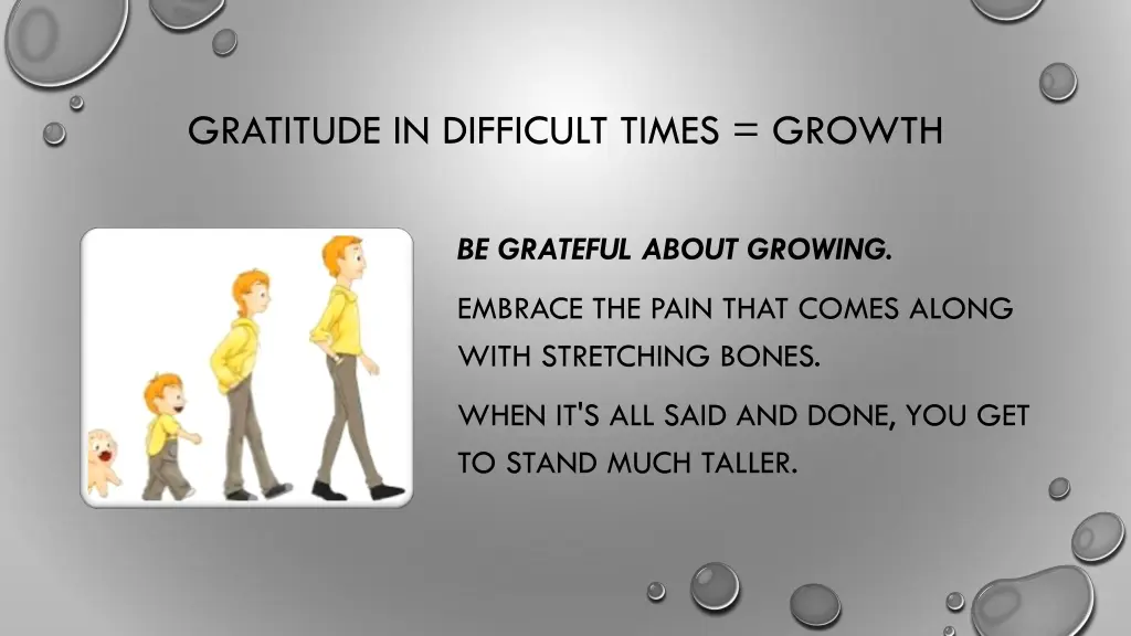 gratitude in difficult times growth