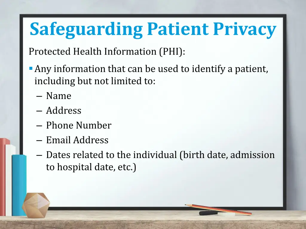 safeguarding patient privacy