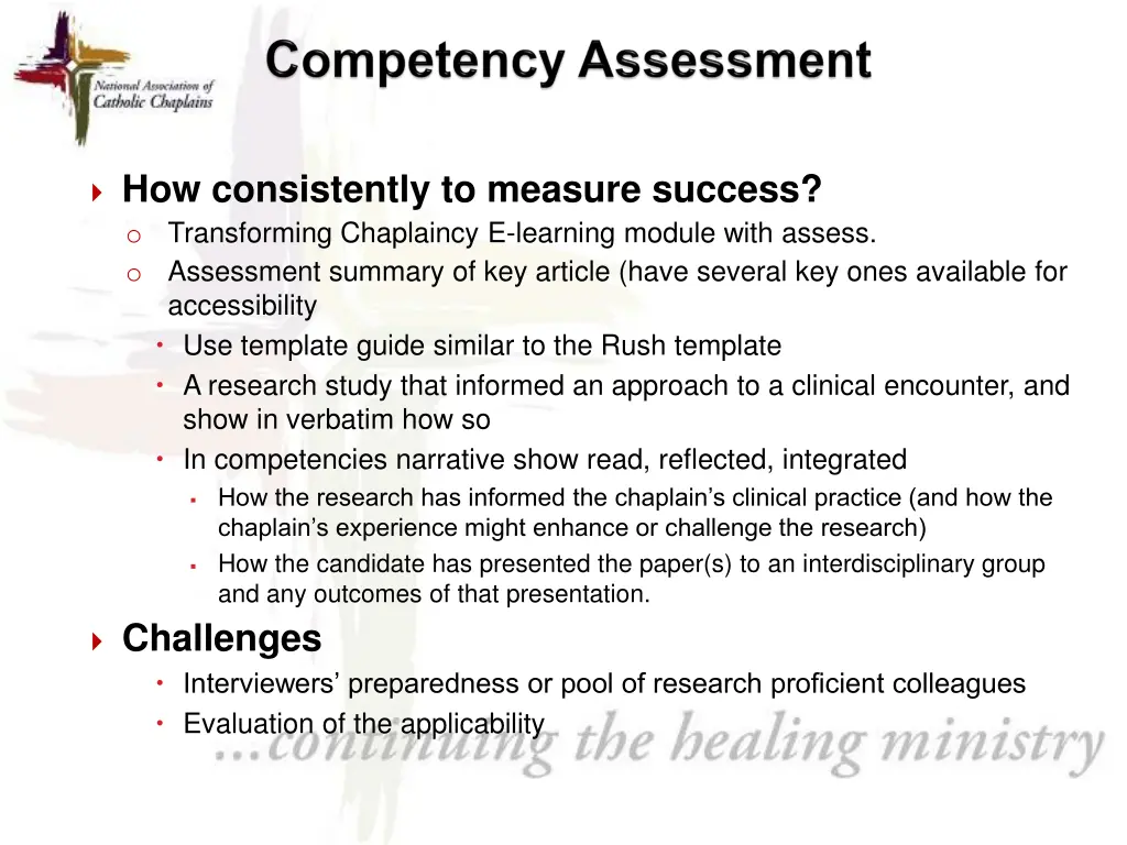 how consistently to measure success