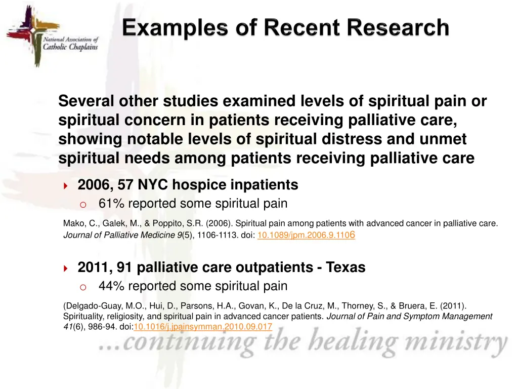 several other studies examined levels