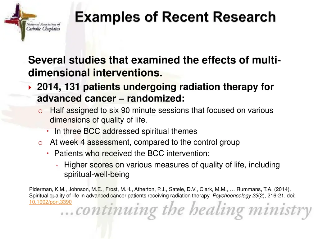 several studies that examined the effects