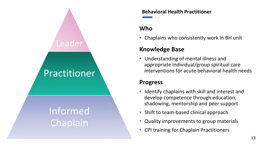 behavioral health practitioner