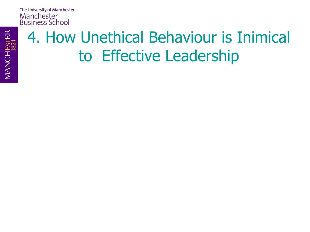 4 how unethical behaviour is inimical