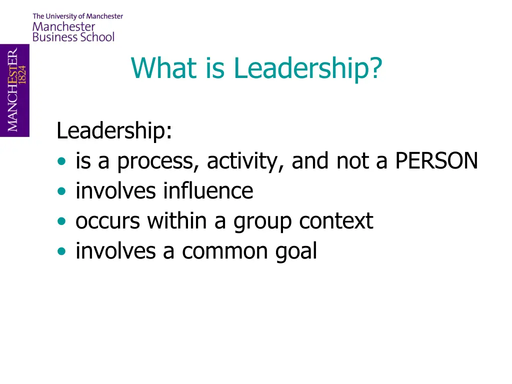 what is leadership 1