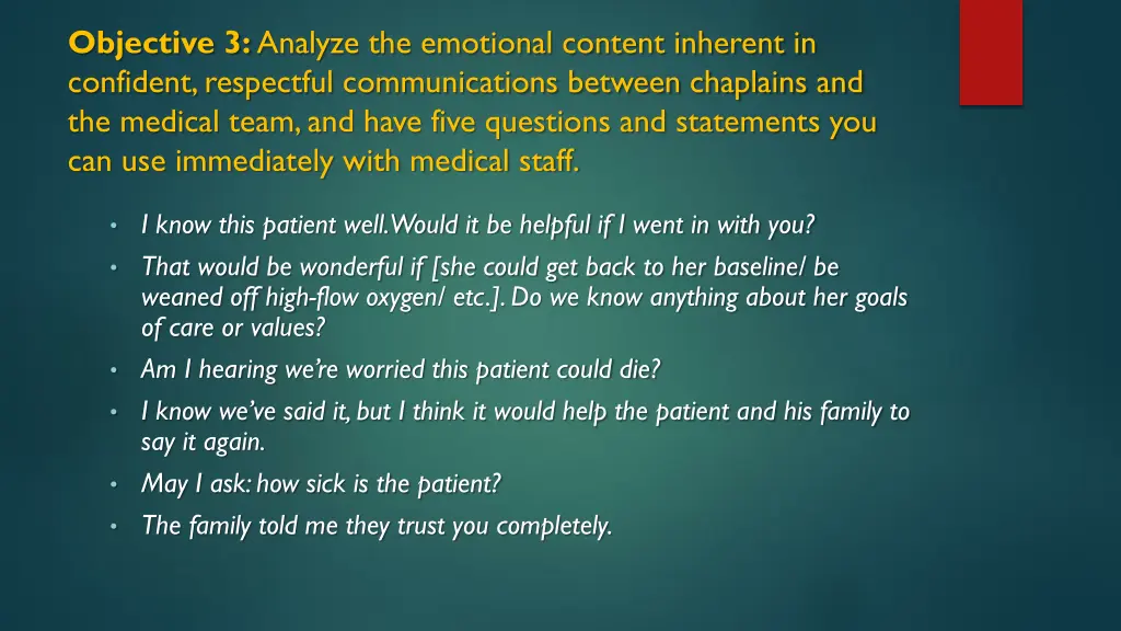 objective 3 analyze the emotional content