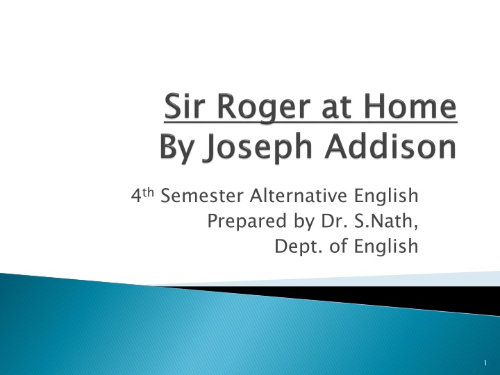 4 th semester alternative english prepared