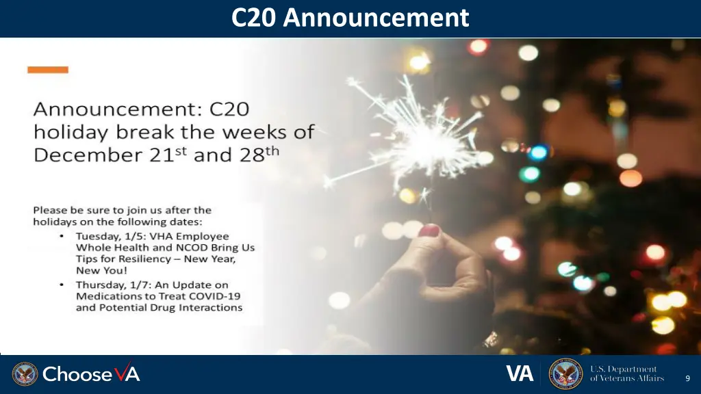 c20 announcement