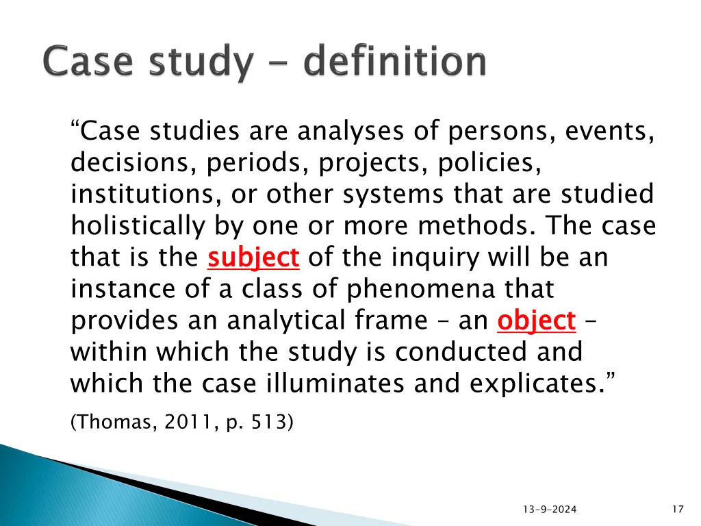 case studies are analyses of persons events