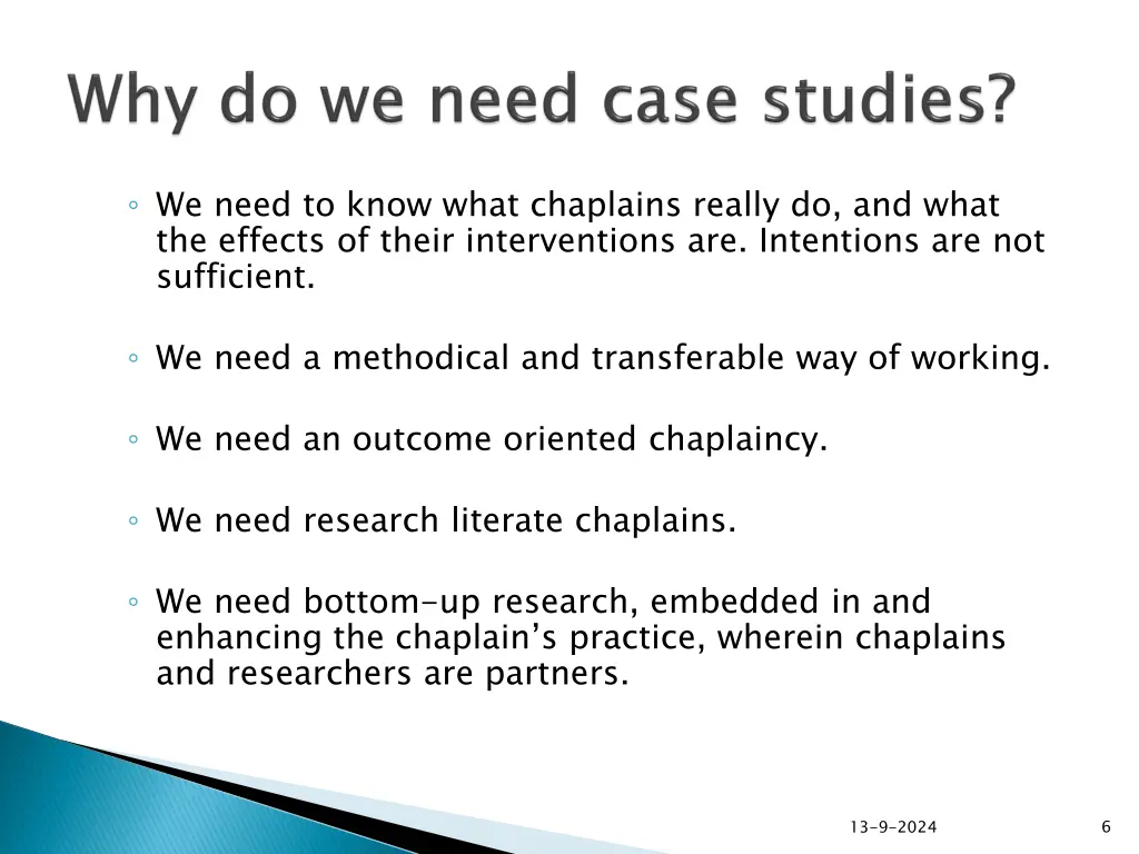 we need to know what chaplains really do and what