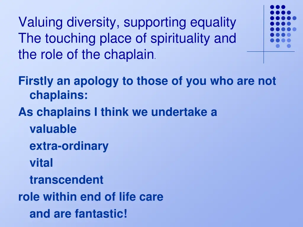 valuing diversity supporting equality