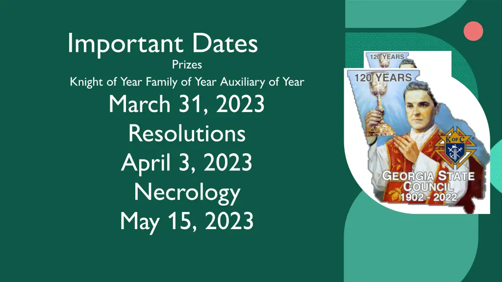 important dates 2