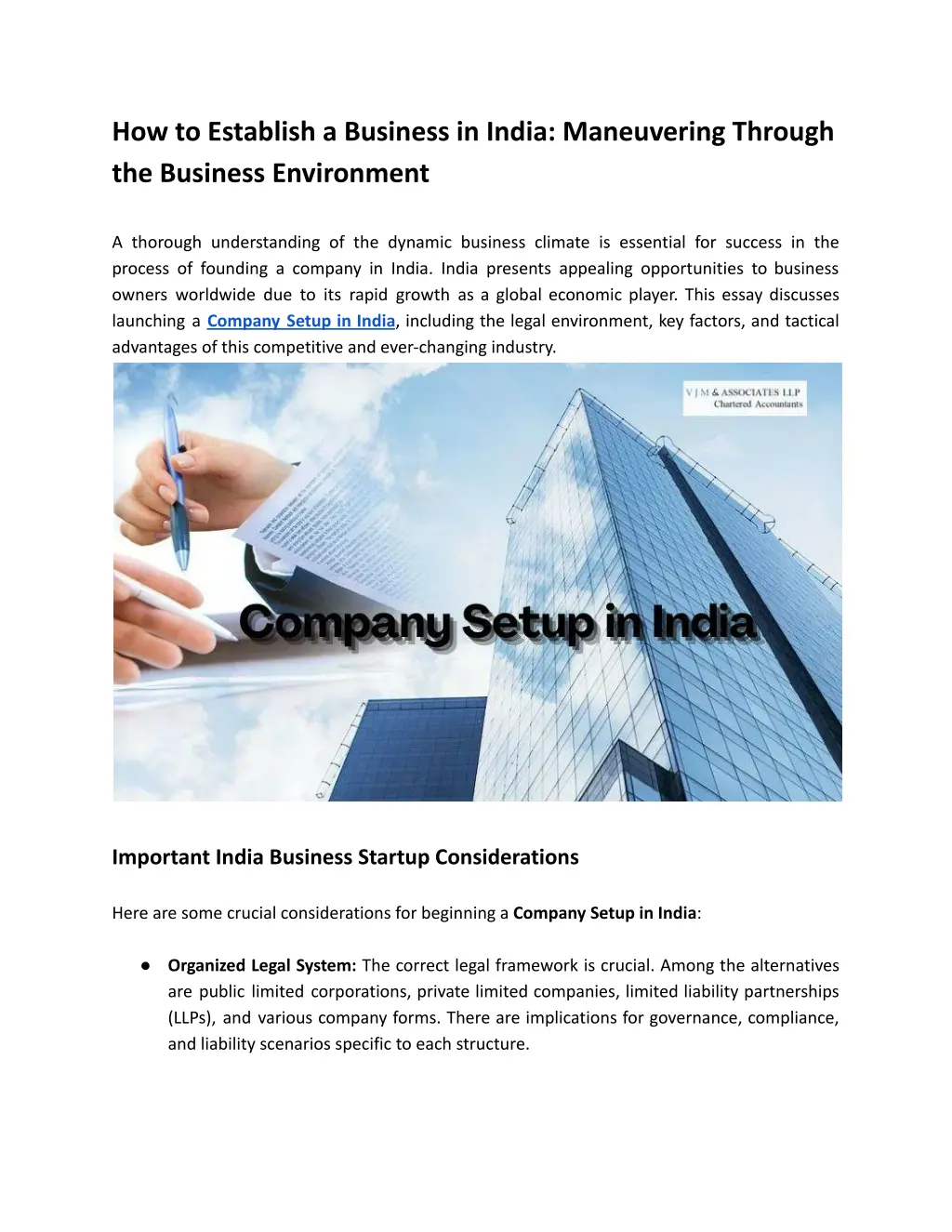 how to establish a business in india maneuvering