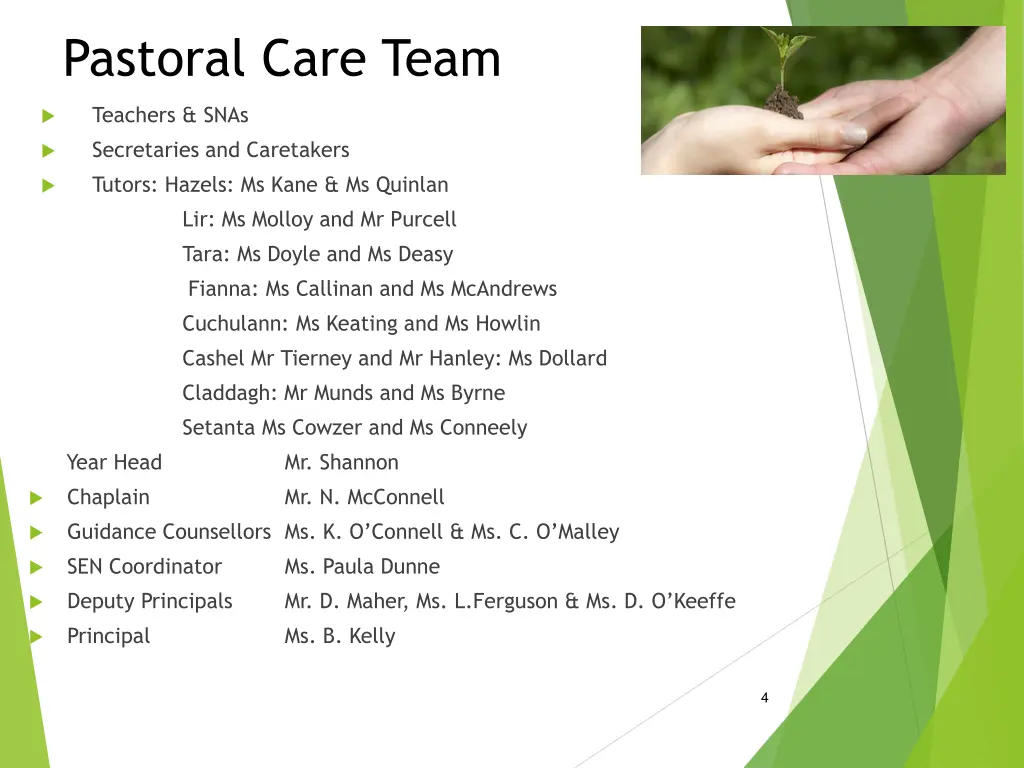 pastoral care team