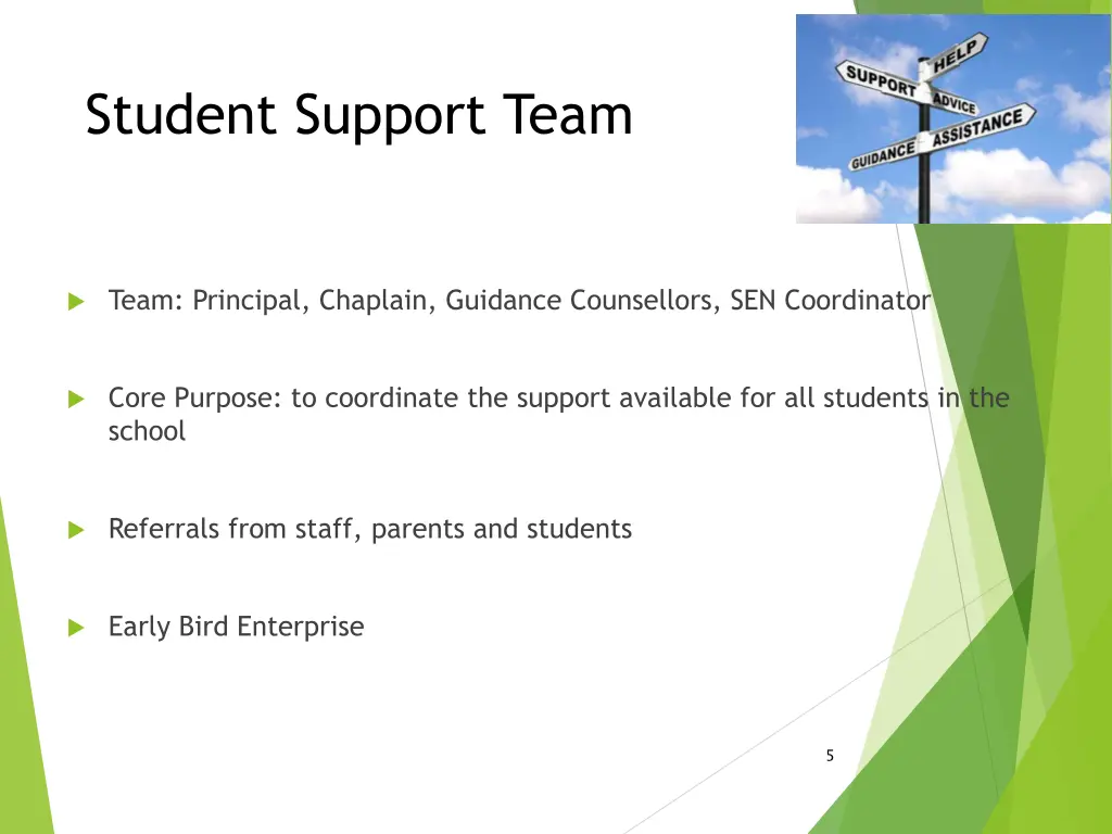 student support team