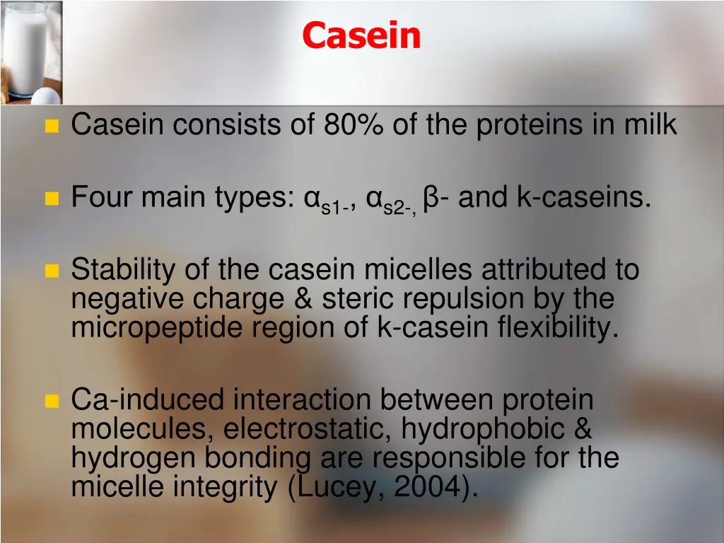 casein