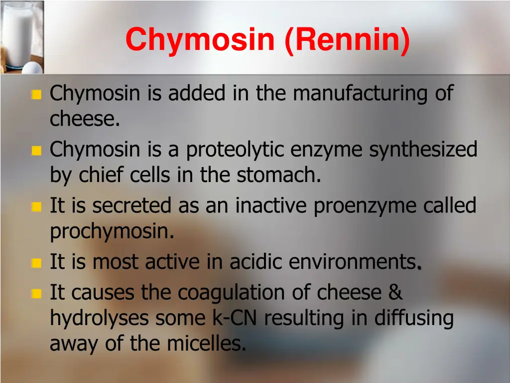 chymosin rennin