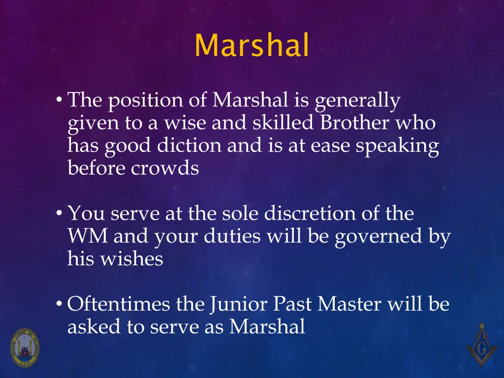 marshal