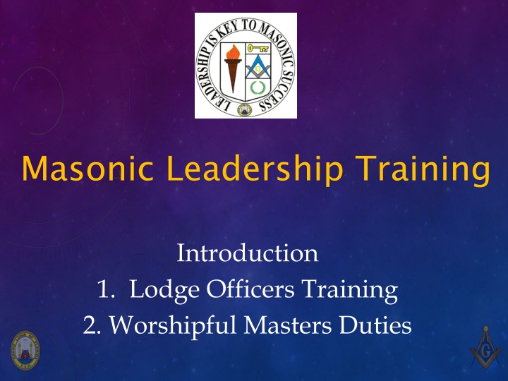 masonic leadership training