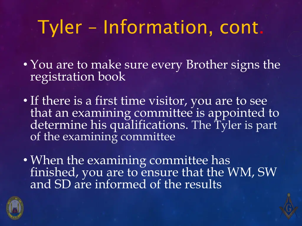 tyler information cont