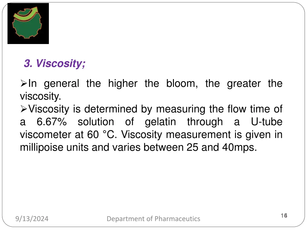 3 viscosity