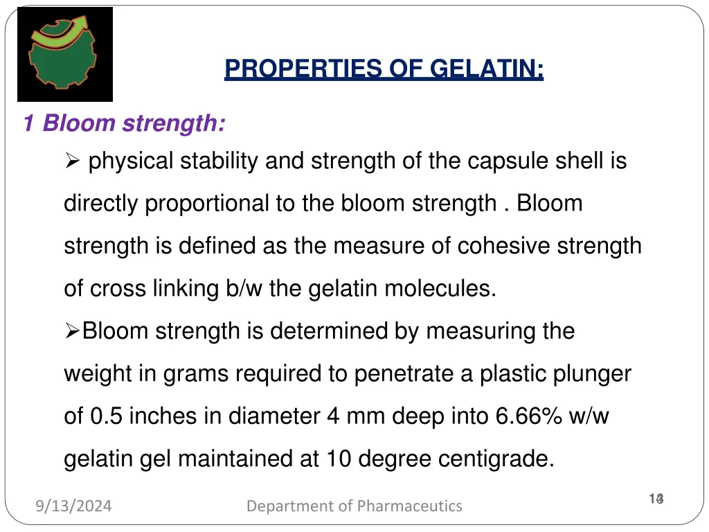 properties of gelatin