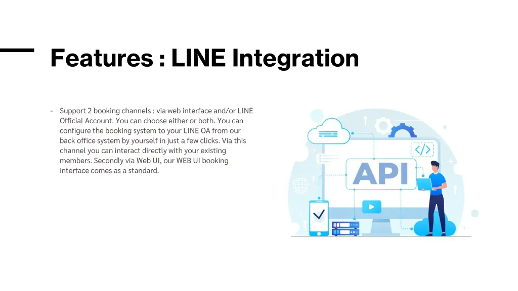 features line integration