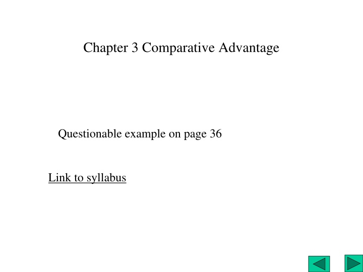 chapter 3 comparative advantage