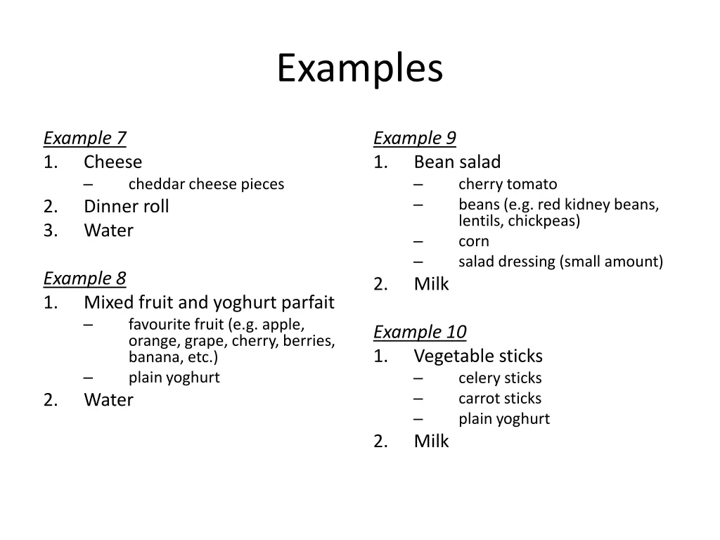 examples 2