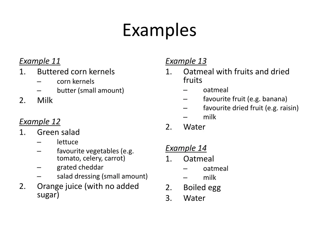 examples 3