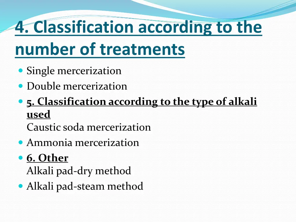 4 classification according to the number