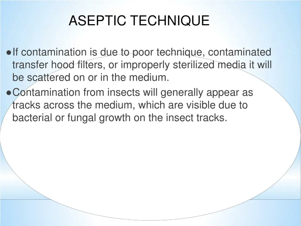 aseptic technique 1