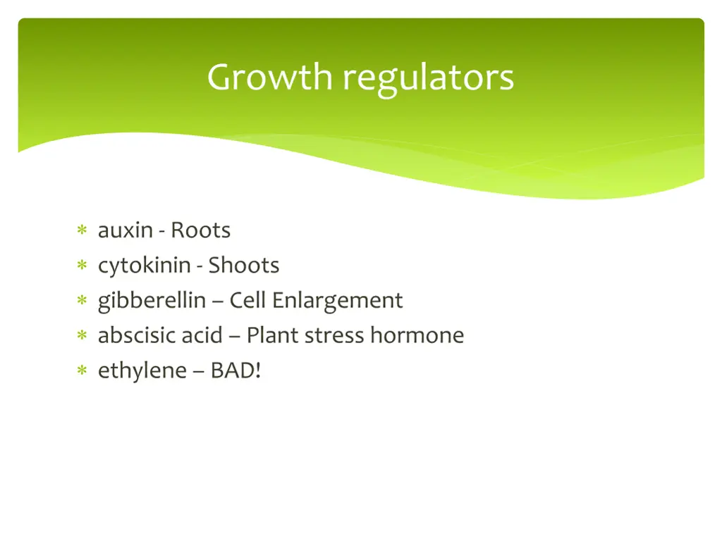 growth regulators