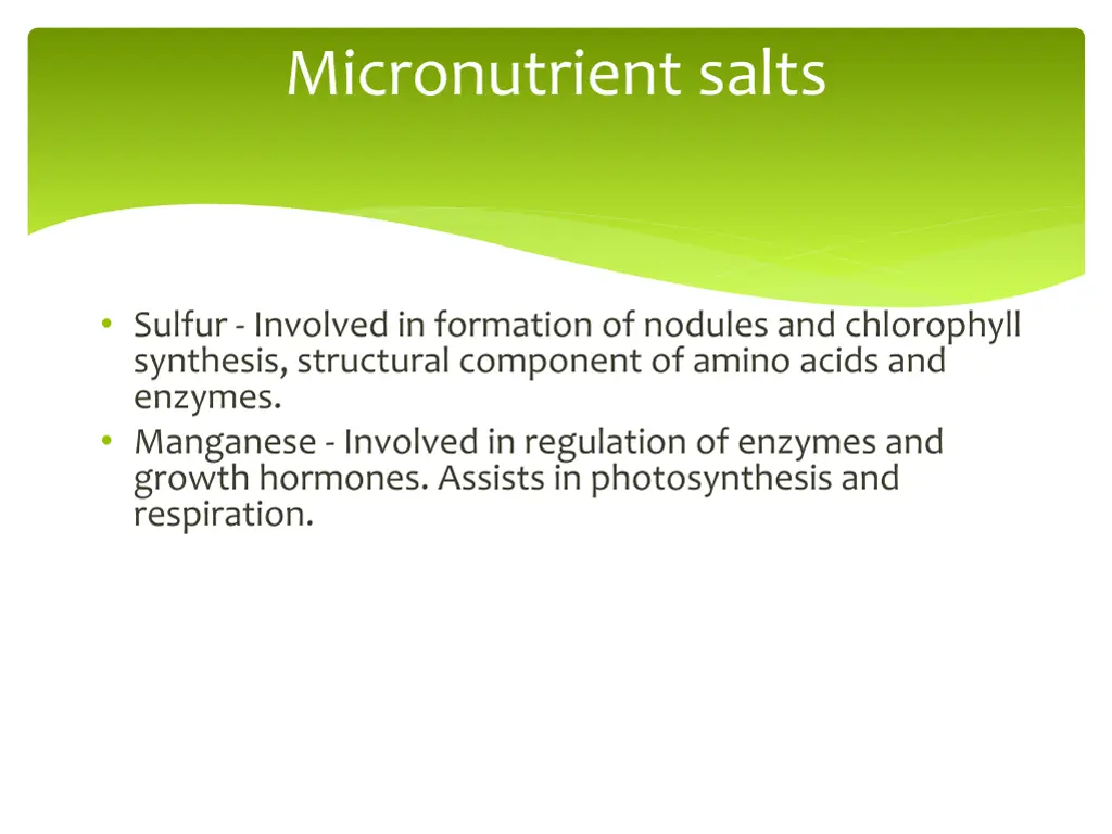 micronutrient salts