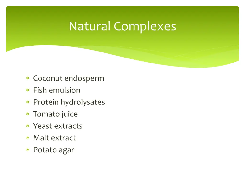 natural complexes