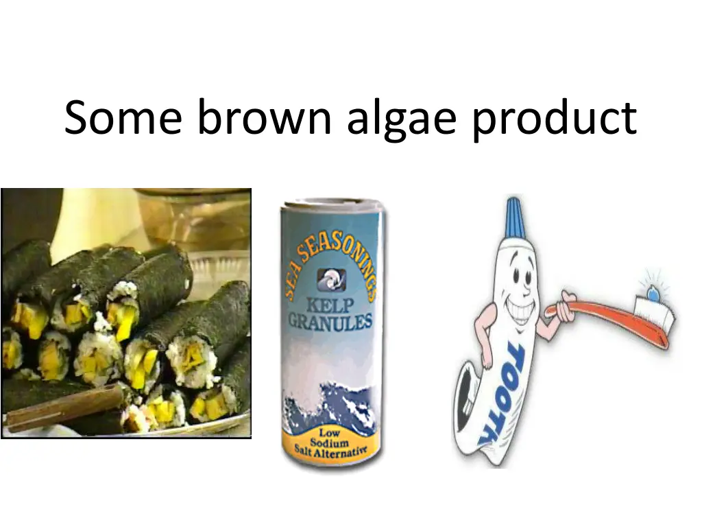 some brown algae product