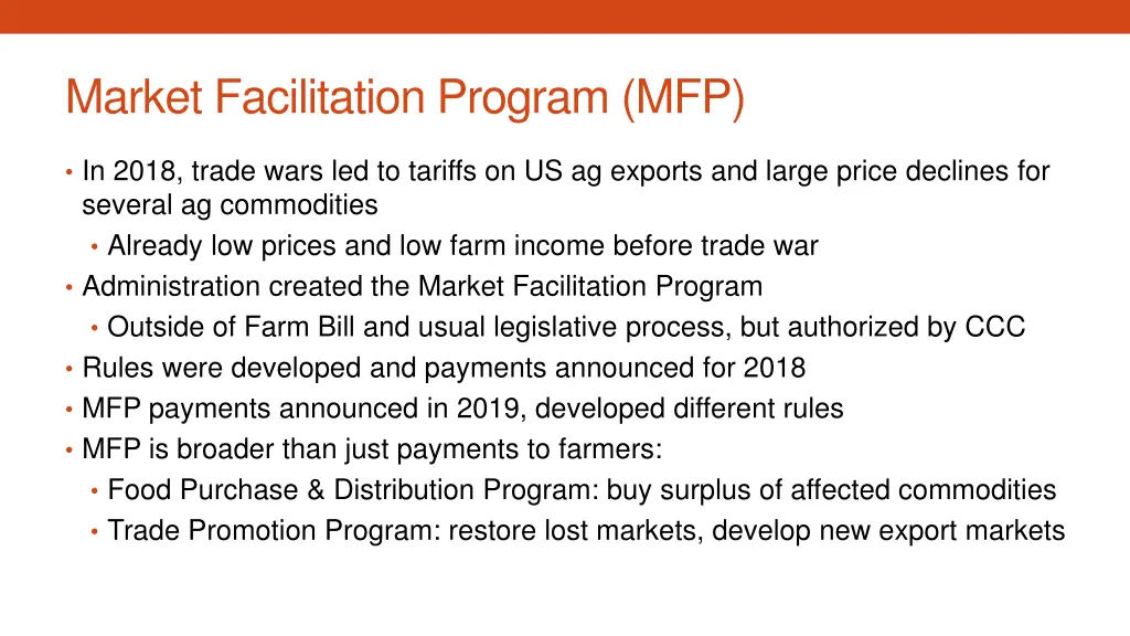 market facilitation program mfp 1