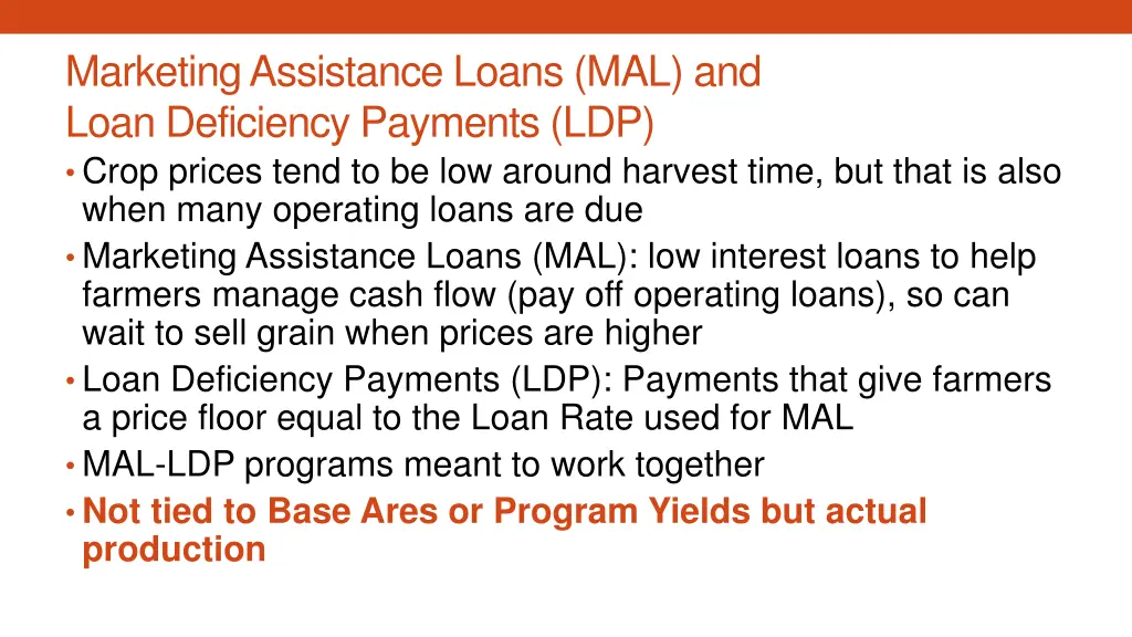 marketing assistance loans mal and loan 1