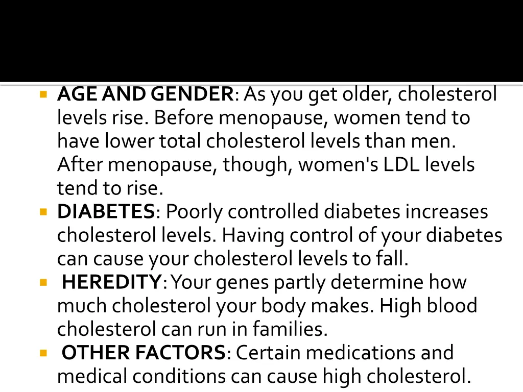 age and gender as you get older cholesterol