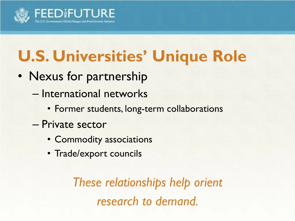 u s universities unique role nexus