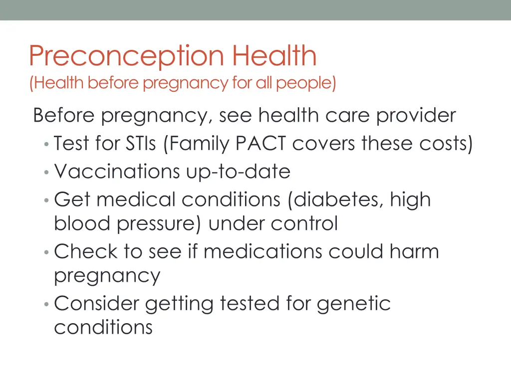 preconception health health before pregnancy 1