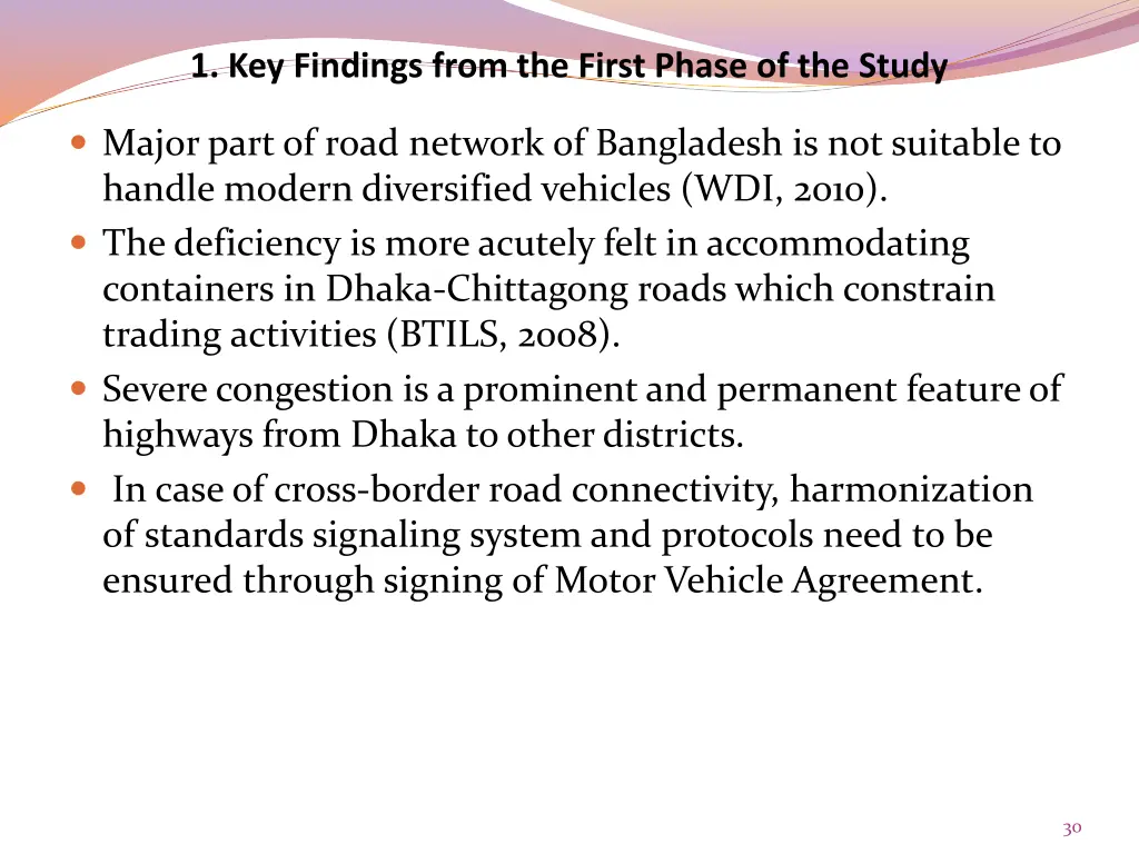 1 key findings from the first phase of the study 24