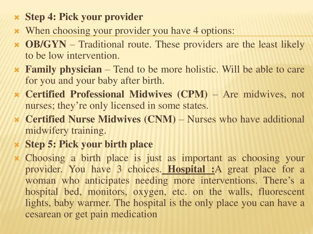 step 4 pick your provider when choosing your