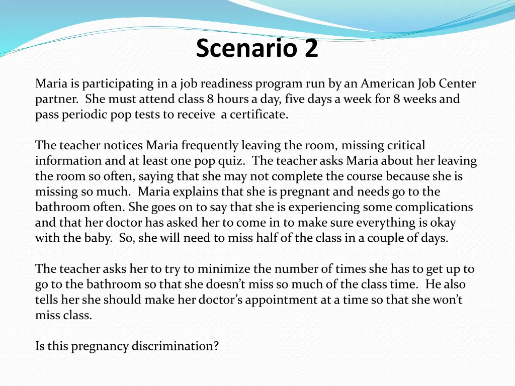 scenario 2