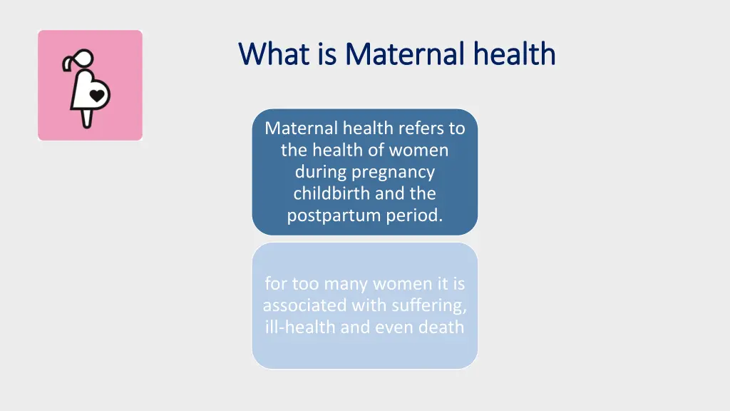 what is maternal health what is maternal health