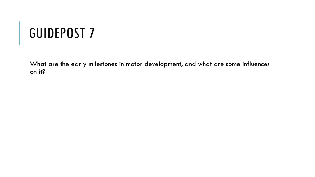 guidepost 7