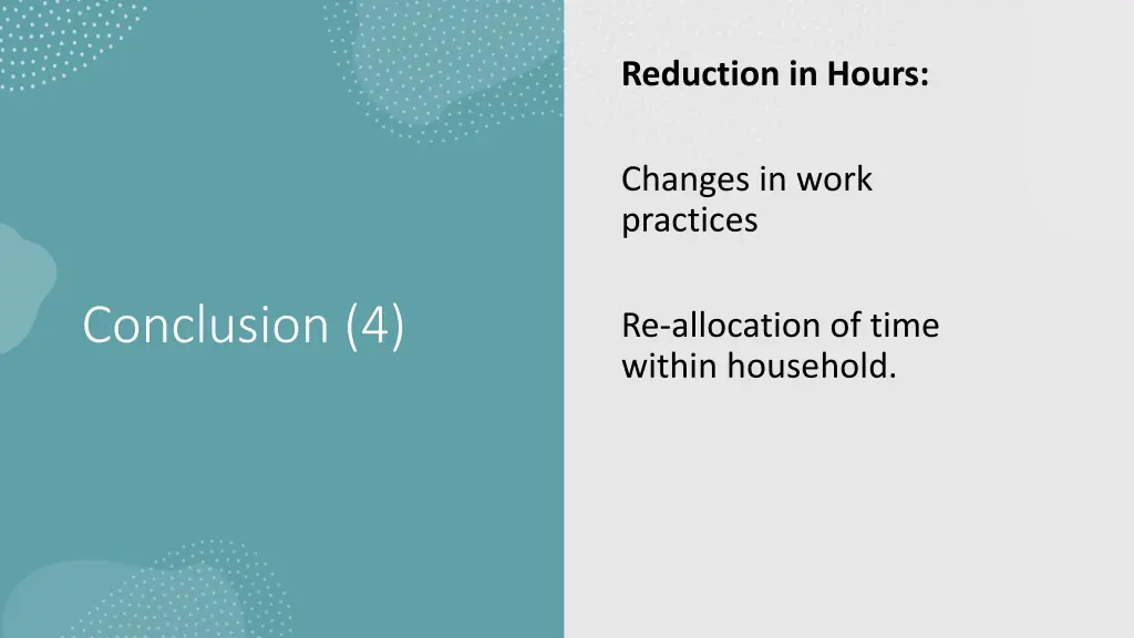 reduction in hours