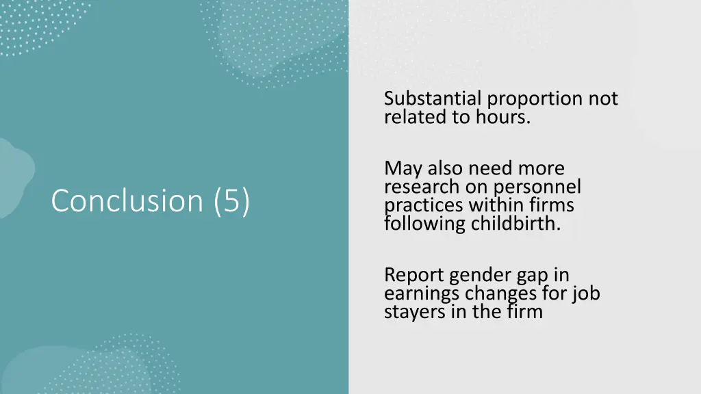 substantial proportion not related to hours