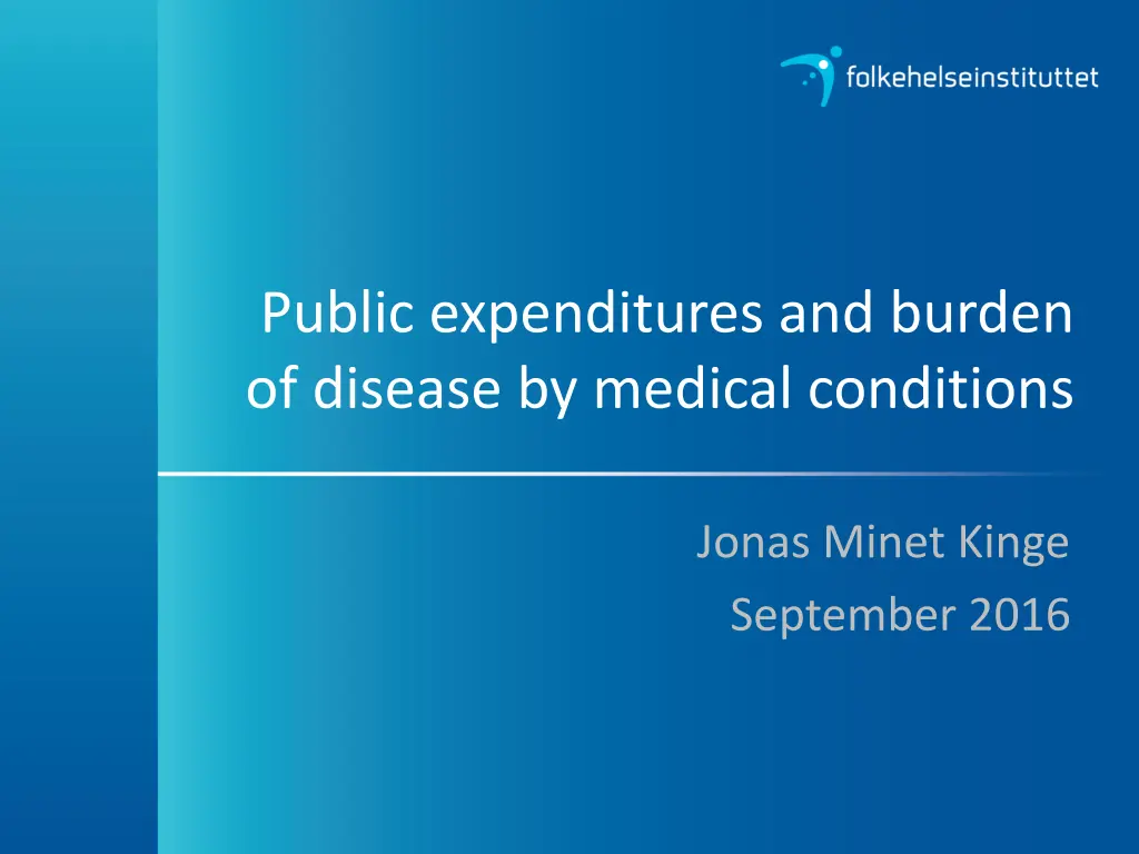 public expenditures and burden of disease