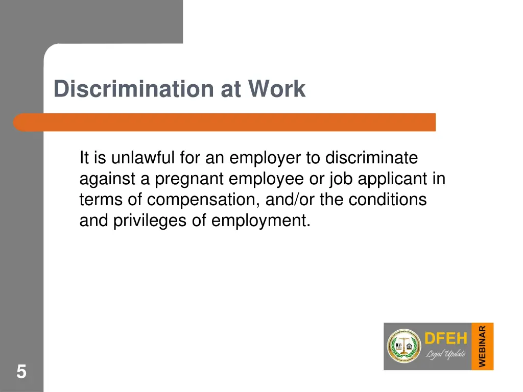 discrimination at work