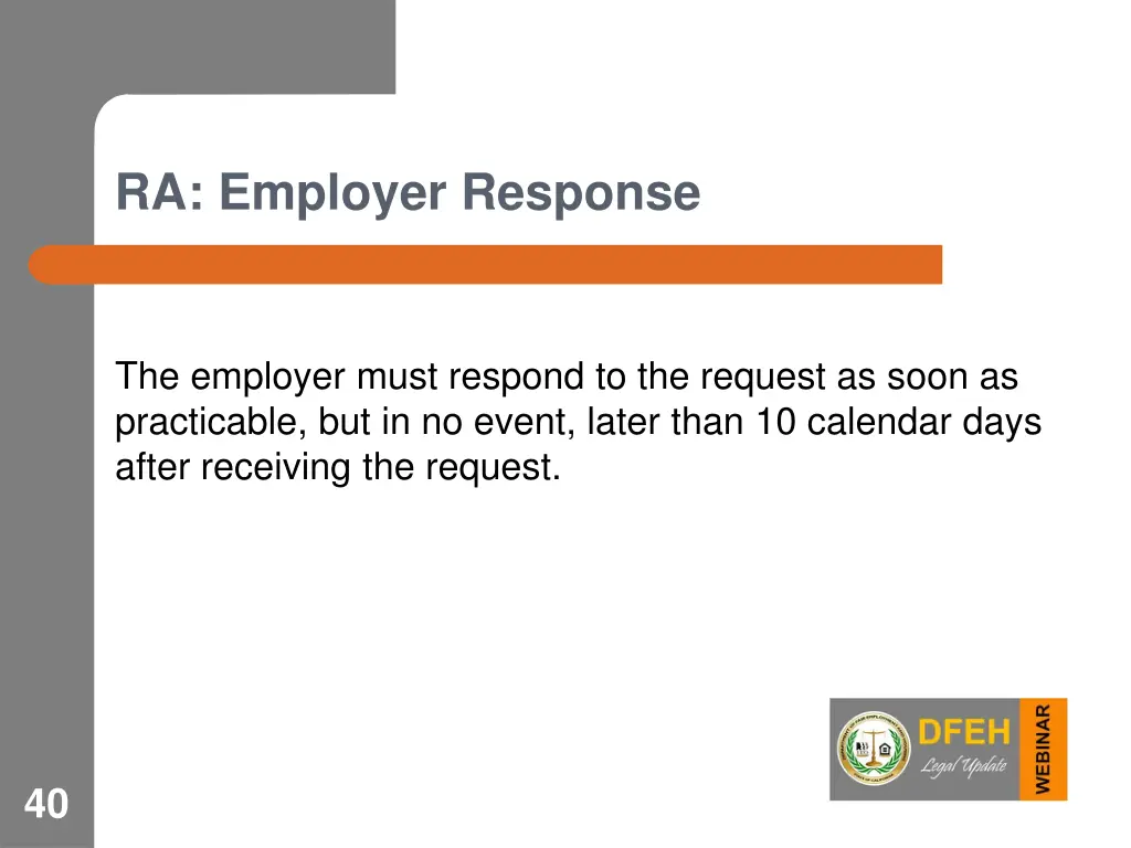 ra employer response